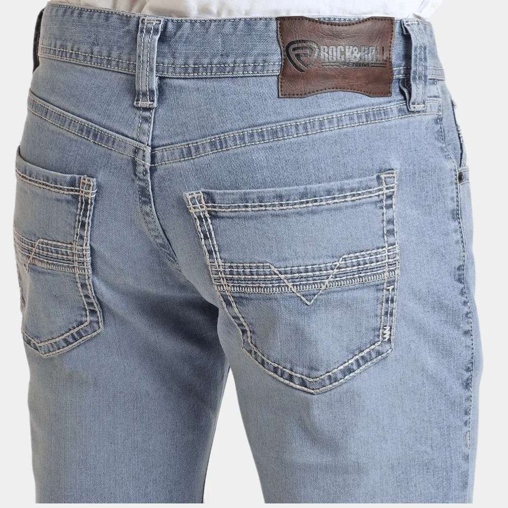 Rock & Roll Denim Pistol Stackable Boot Cut Jeans