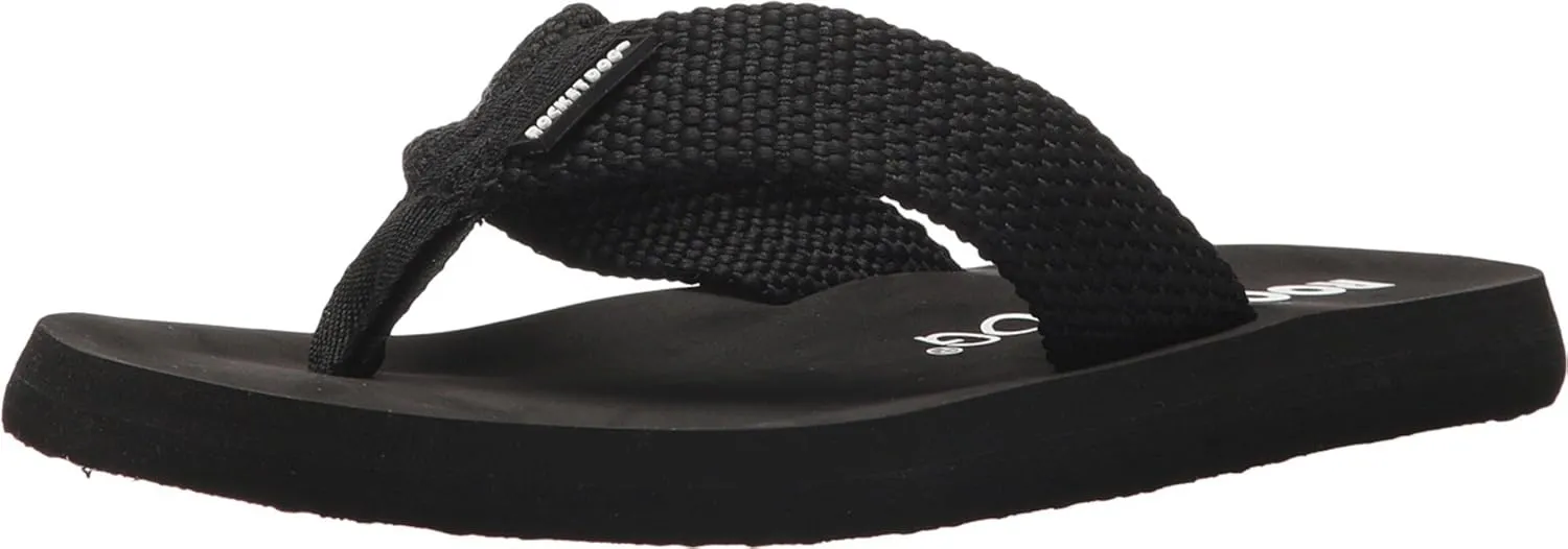 Rocket Dog Women's Adios Webbing Fabric Flip-Flop, Black, 10