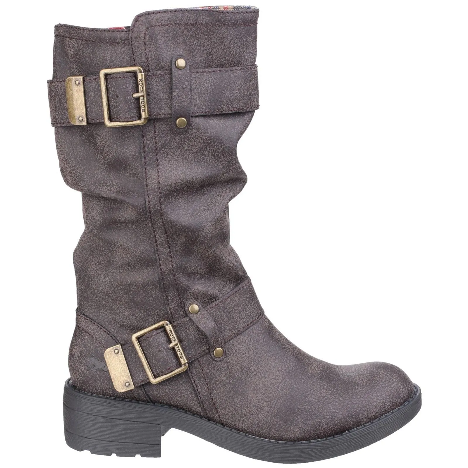 Rocket Dog Women's Trumble Biker Boot in Brown