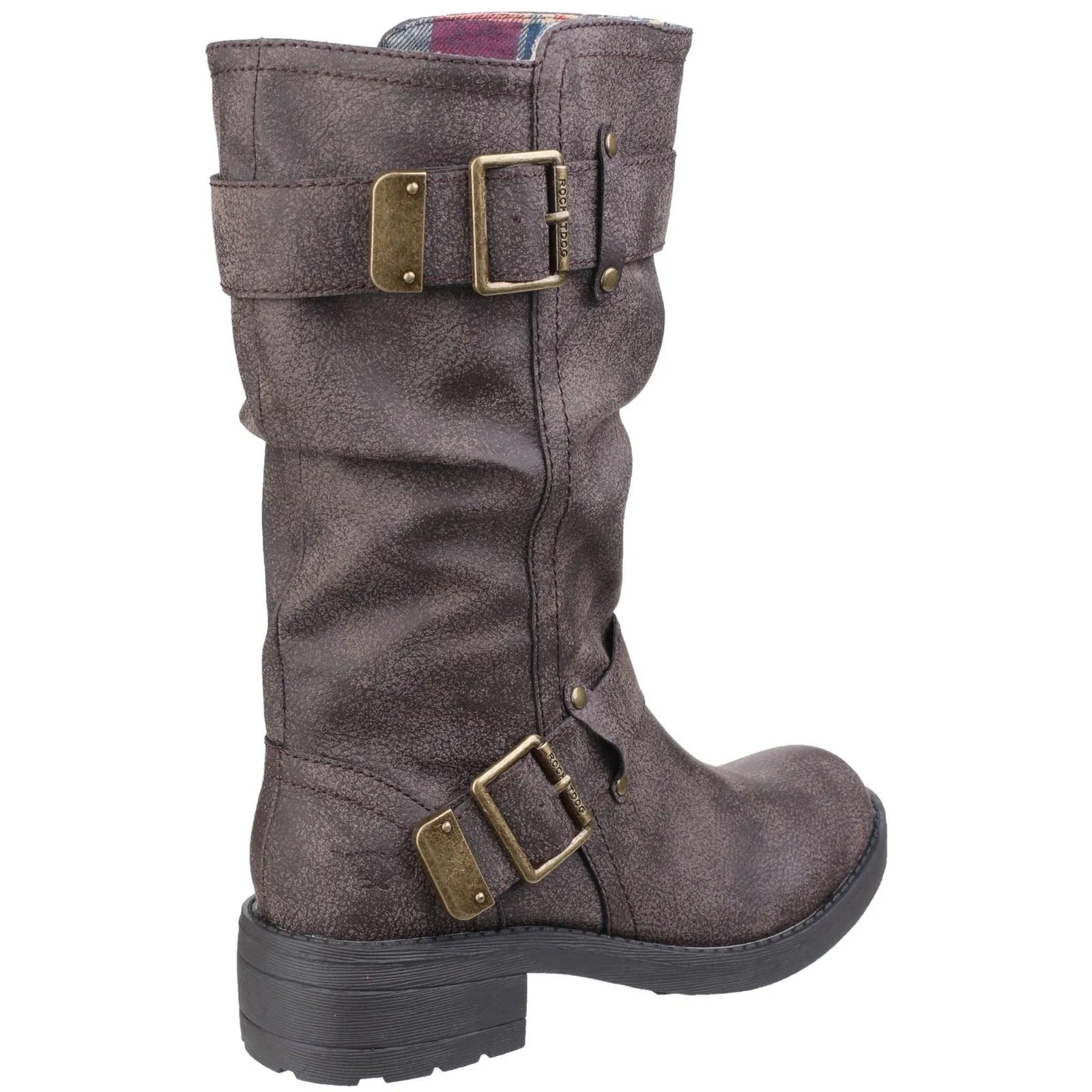 Rocket Dog Women's Trumble Biker Boot in Brown