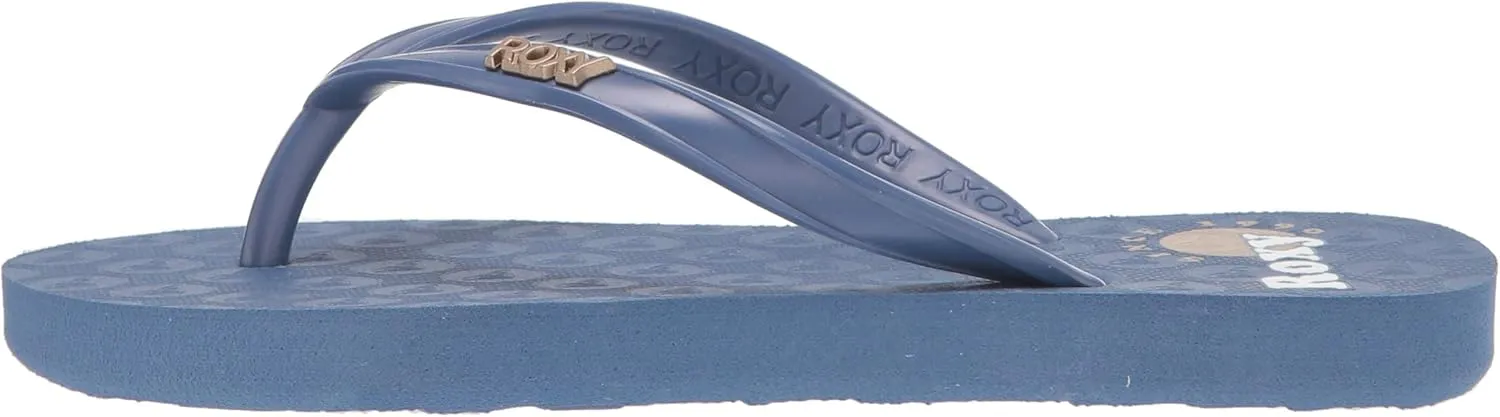 Roxy Girl's Viva Stamp Flip Flop Sandal