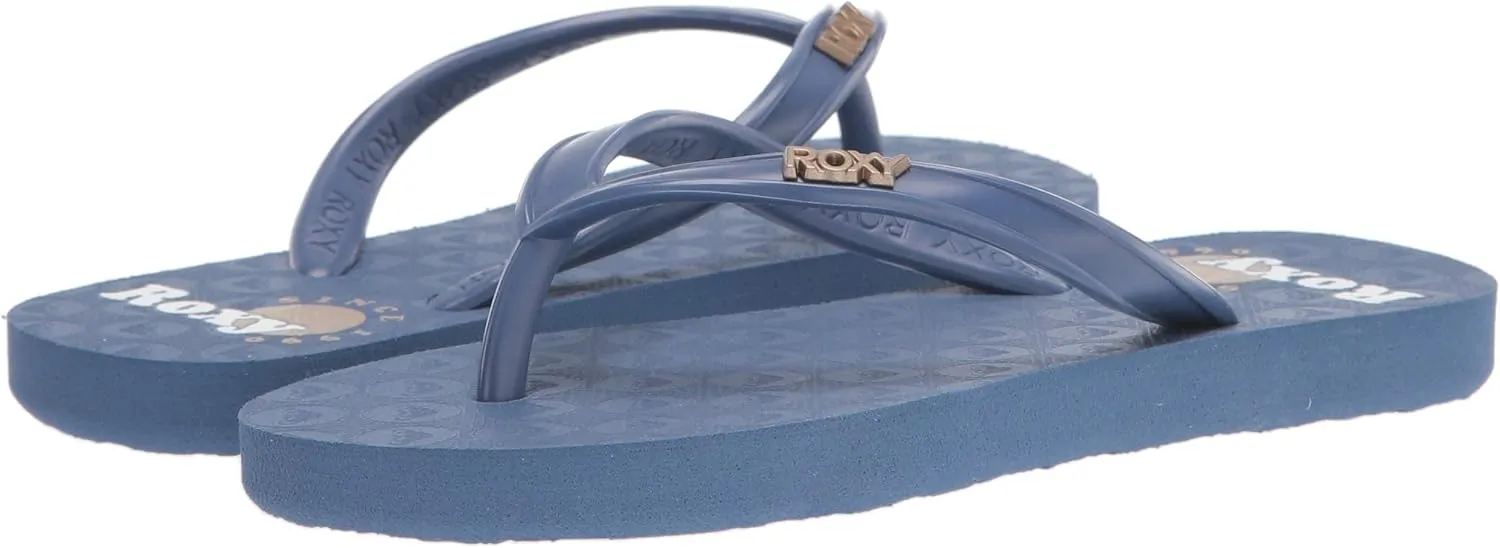 Roxy Girl's Viva Stamp Flip Flop Sandal