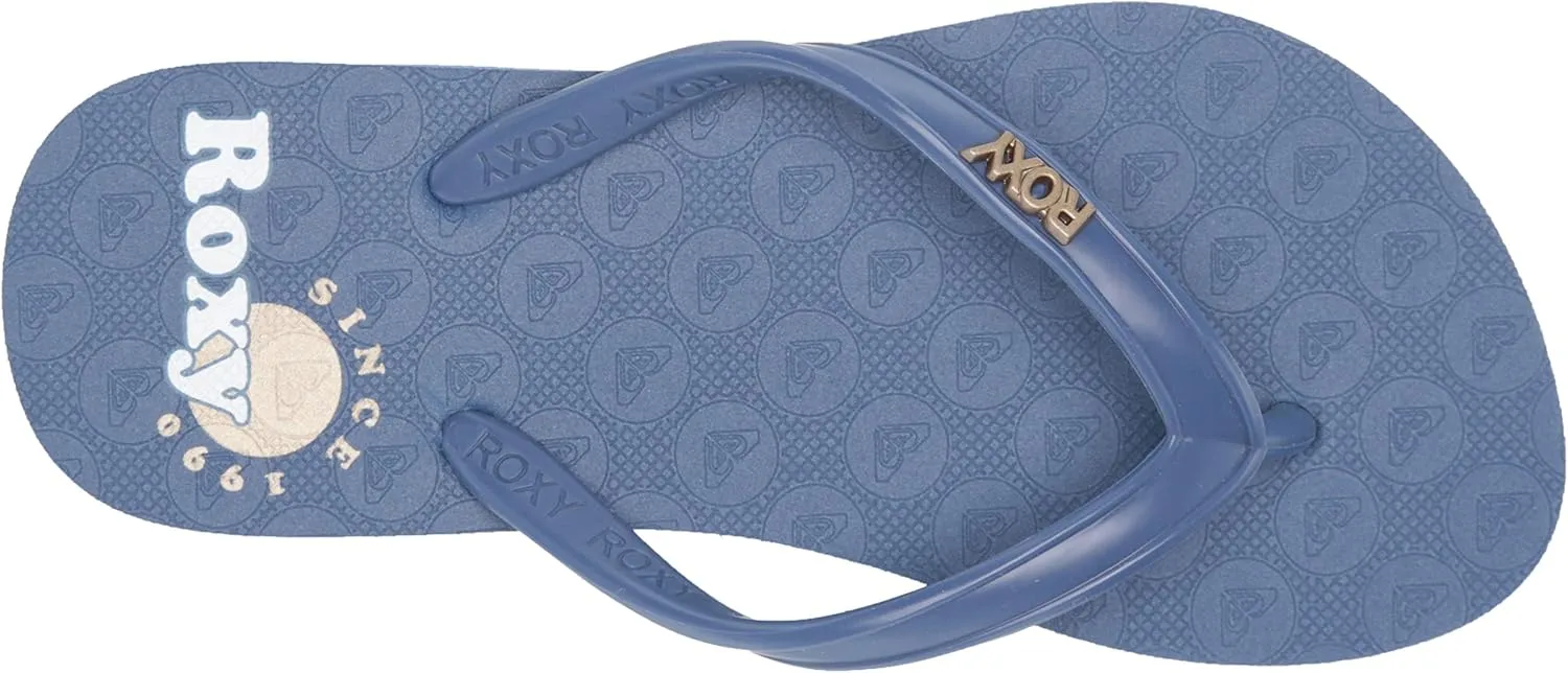 Roxy Girl's Viva Stamp Flip Flop Sandal