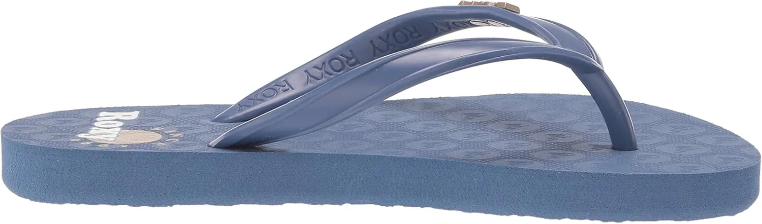 Roxy Girl's Viva Stamp Flip Flop Sandal