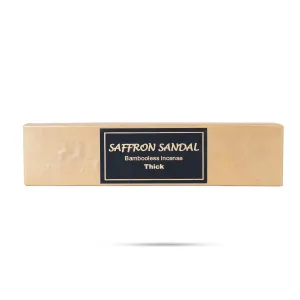 Saffron Sandal Bambooless Incense Sticks | Agarbatti/ Agarbathi/ Scent Sticks for Pooja