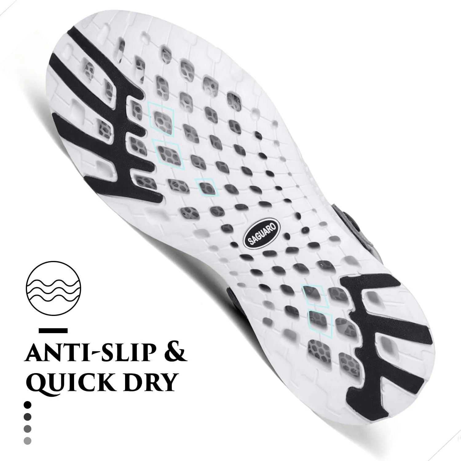SAGUARO Men's Women's Quick Dry Garden Shoes Lightweight Breathable Gardening Clog Water Shoes Mesh Sandals for Sports Outdoor Beach Pool Exercise