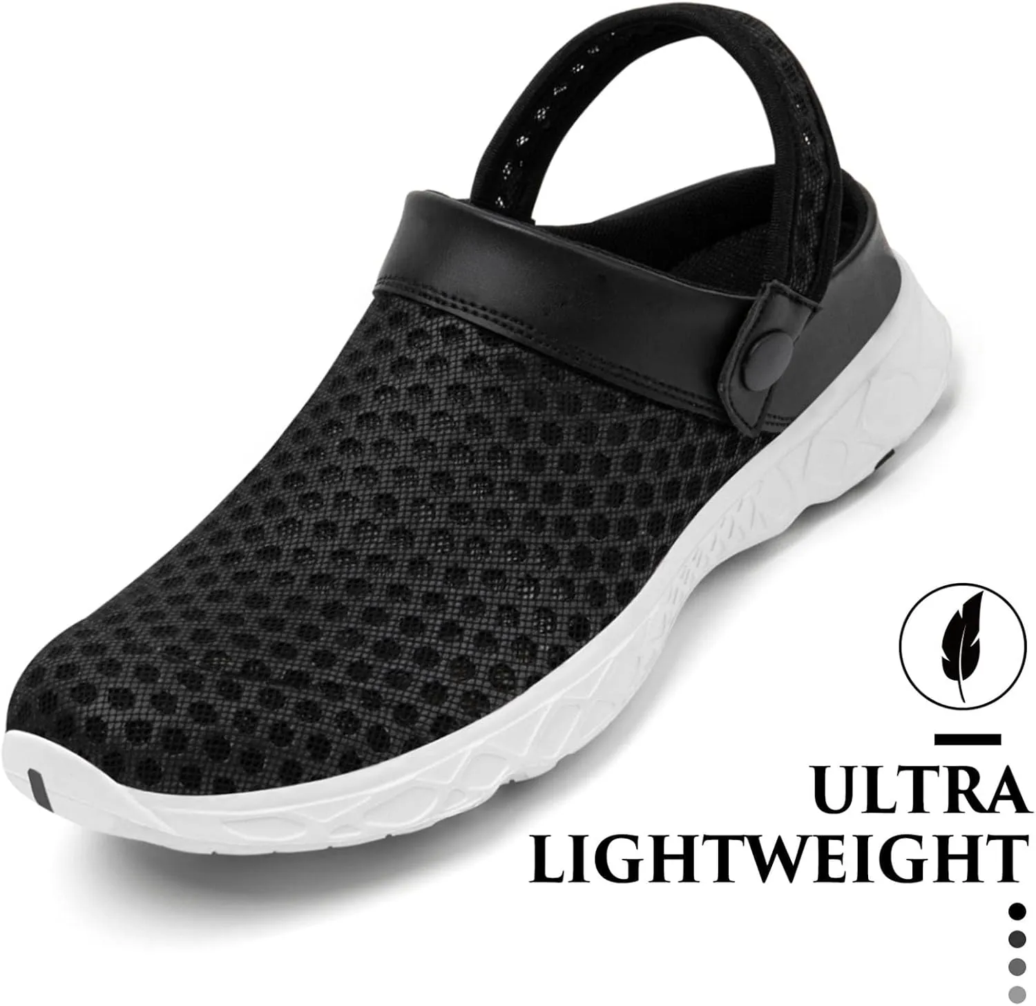 SAGUARO Men's Women's Quick Dry Garden Shoes Lightweight Breathable Gardening Clog Water Shoes Mesh Sandals for Sports Outdoor Beach Pool Exercise