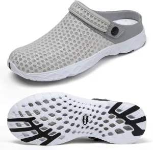 SAGUARO Men's Women's Quick Dry Garden Shoes Lightweight Breathable Gardening Clog Water Shoes Mesh Sandals for Sports Outdoor Beach Pool Exercise