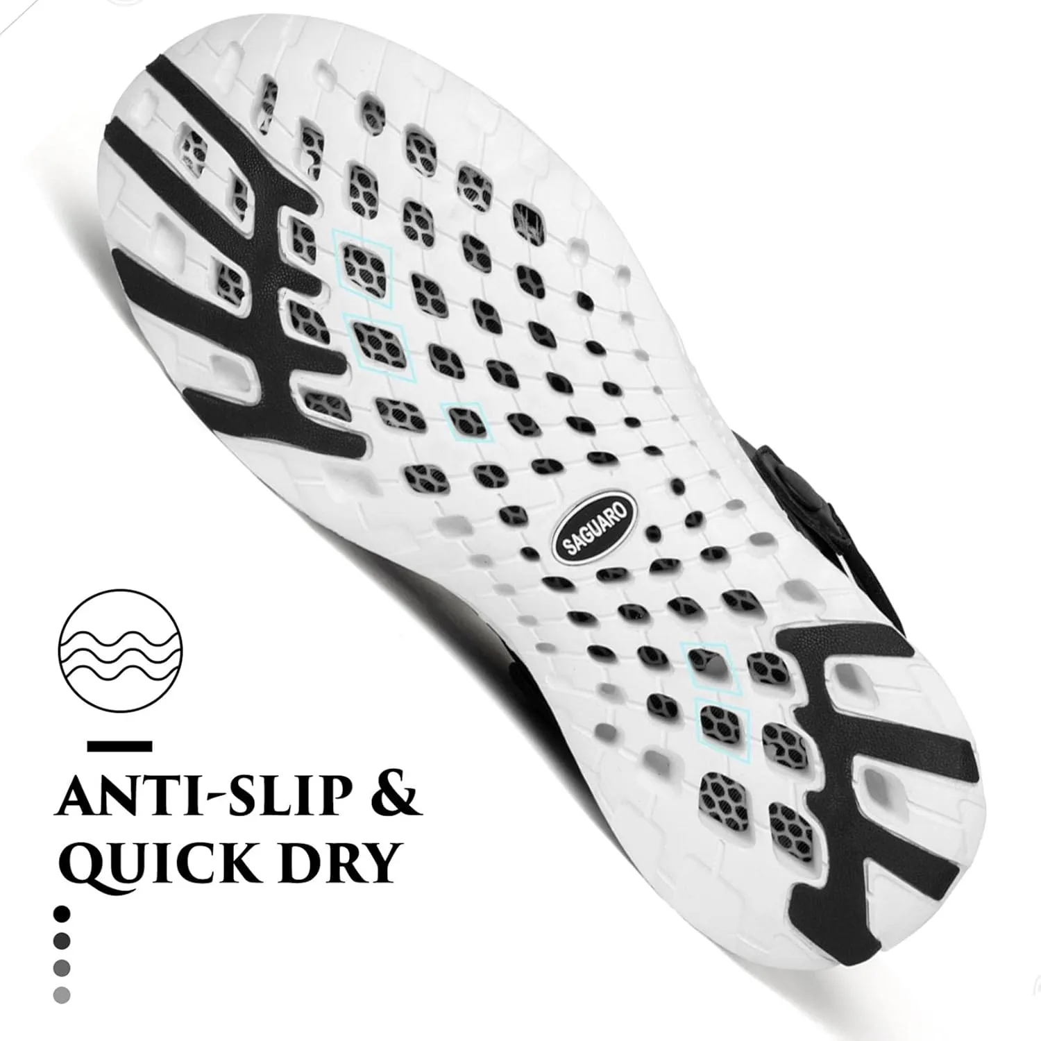 SAGUARO Men's Women's Quick Dry Garden Shoes Lightweight Breathable Gardening Clog Water Shoes Mesh Sandals for Sports Outdoor Beach Pool Exercise