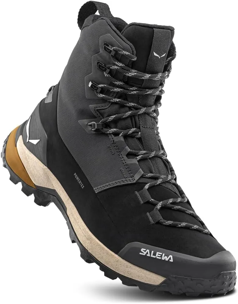 Salewa Men's Puez Winter Mid Powertex Waterproof Insulated Trail Boots for Hiking & Trekking
