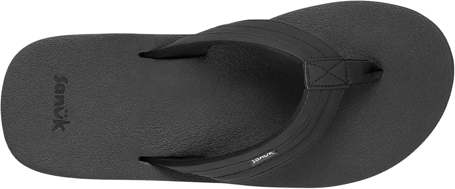 Sanuk Mens Ziggy ST | Flip Flops for Men | Mens Sandals | Beach Sandals | Water Friendly & Lightweight | Comfort Footbed