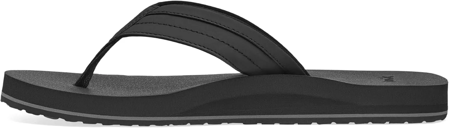 Sanuk Mens Ziggy ST | Flip Flops for Men | Mens Sandals | Beach Sandals | Water Friendly & Lightweight | Comfort Footbed