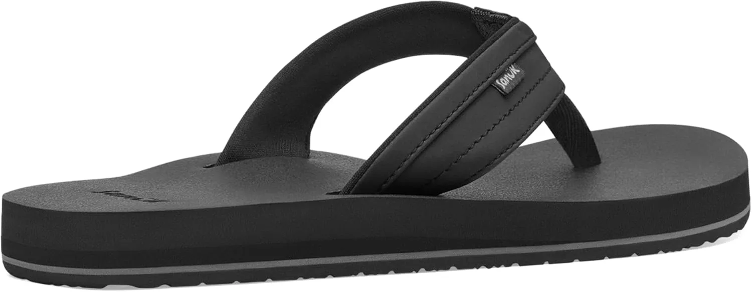 Sanuk Mens Ziggy ST | Flip Flops for Men | Mens Sandals | Beach Sandals | Water Friendly & Lightweight | Comfort Footbed
