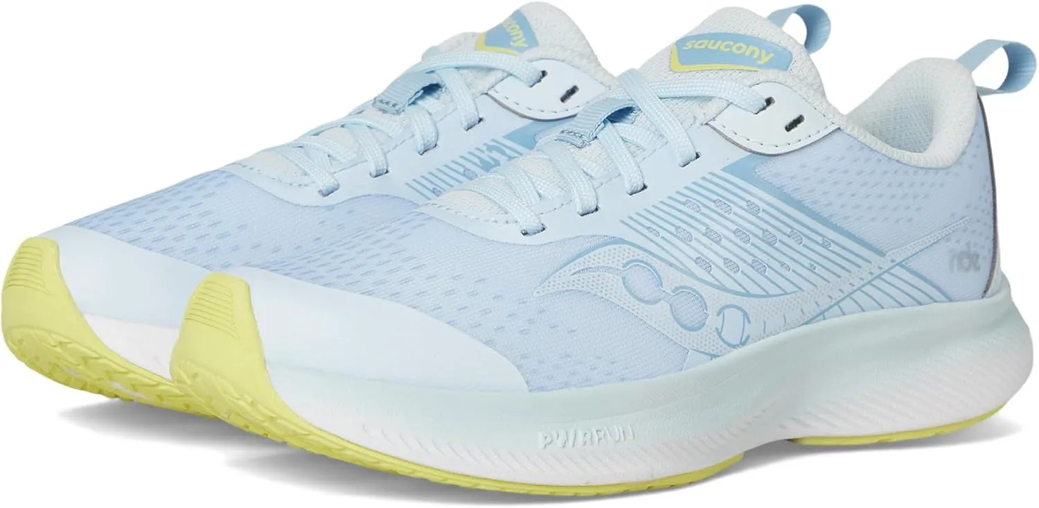 Saucony Ride Kidz Sneaker, Blue, 2 US Unisex Big Kid
