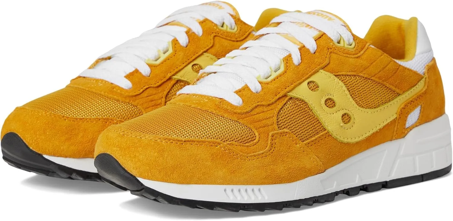 Saucony Unisex Shadow 5000 Sneaker, Mustard/White, 11 US Men