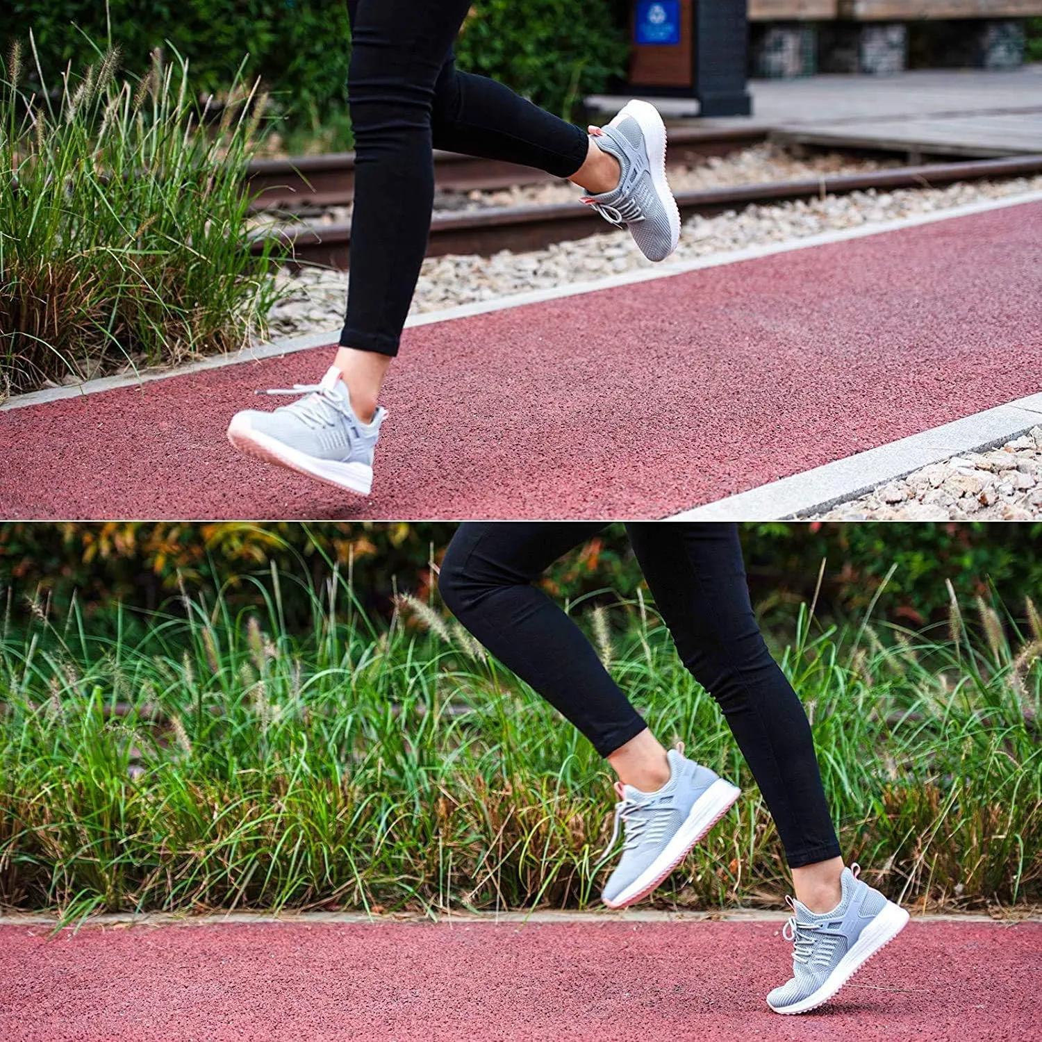 SDolphin Running Shoes Women Sneakers - Comfortable Memory Foam Lightweight Walking Tennis Workout Athletic Shoes