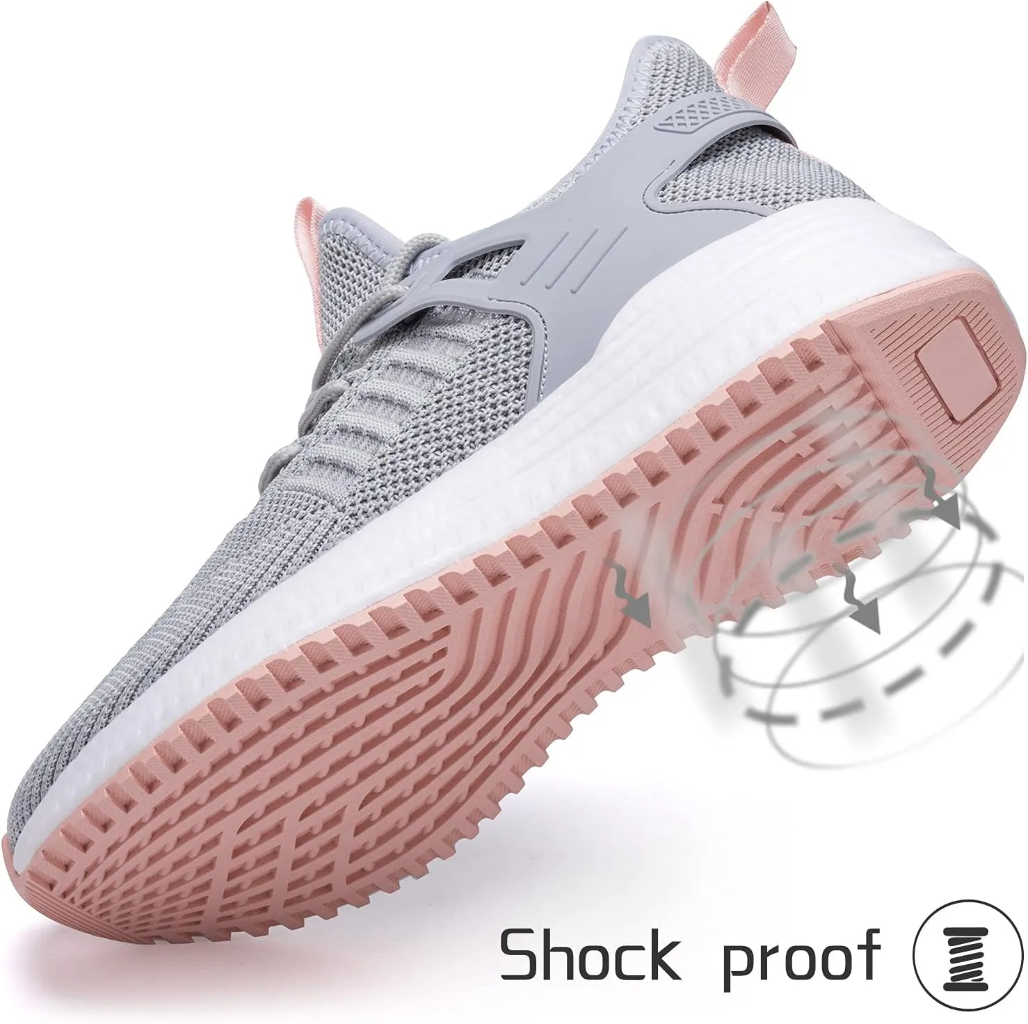 SDolphin Running Shoes Women Sneakers - Comfortable Memory Foam Lightweight Walking Tennis Workout Athletic Shoes