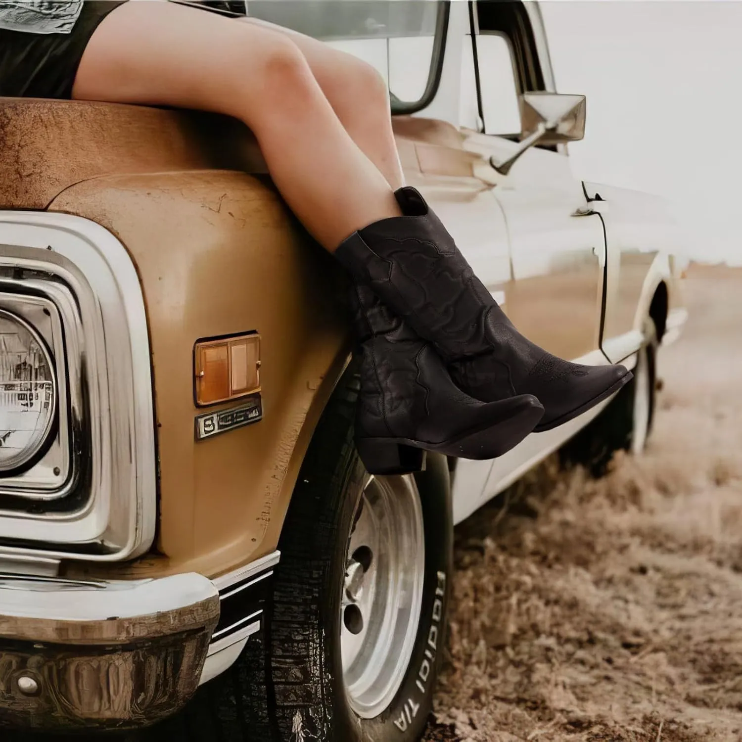 SheSole Ladies Western Cowboy Cowgirl Boots for Women