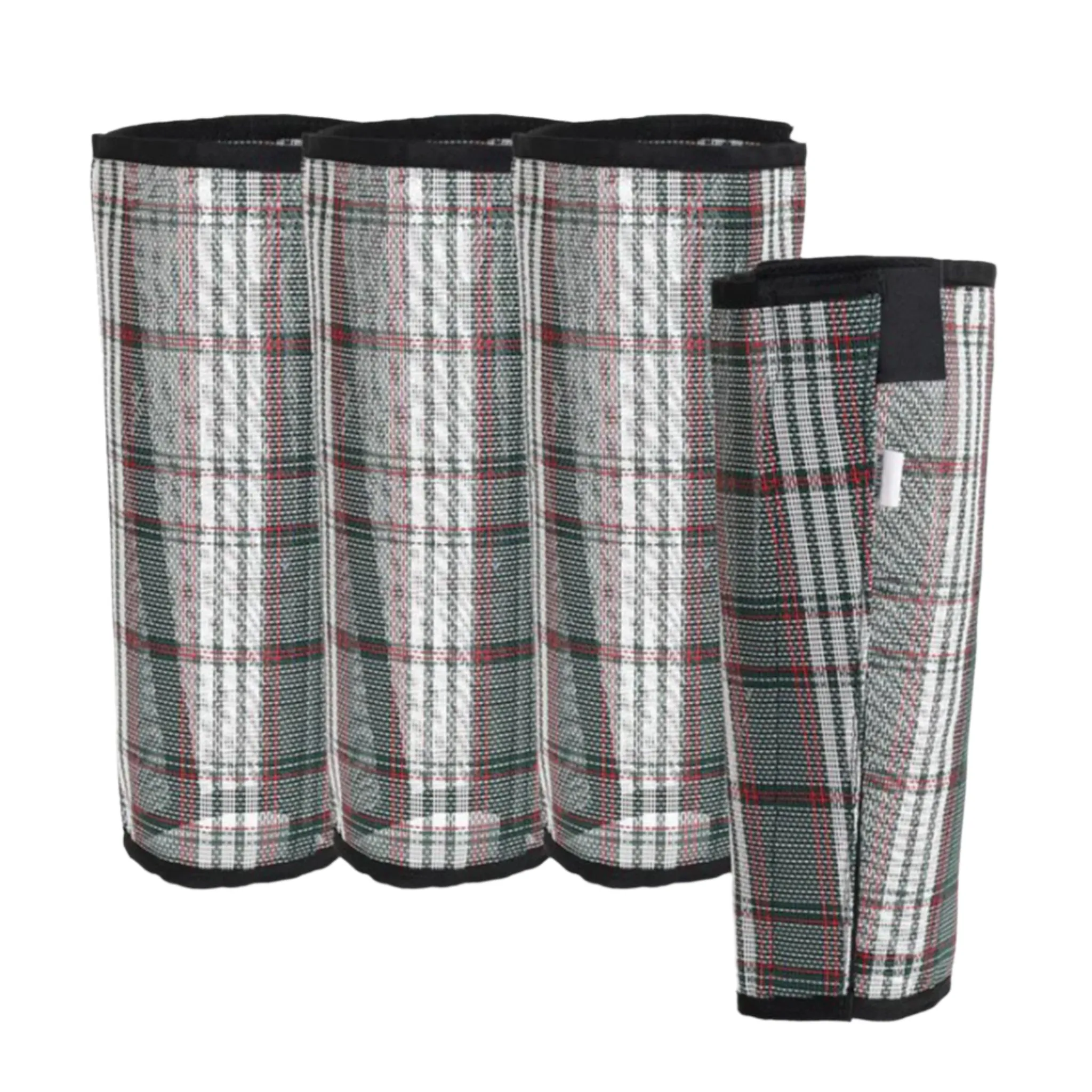 Showman Green Plaid Mesh Fly Boot