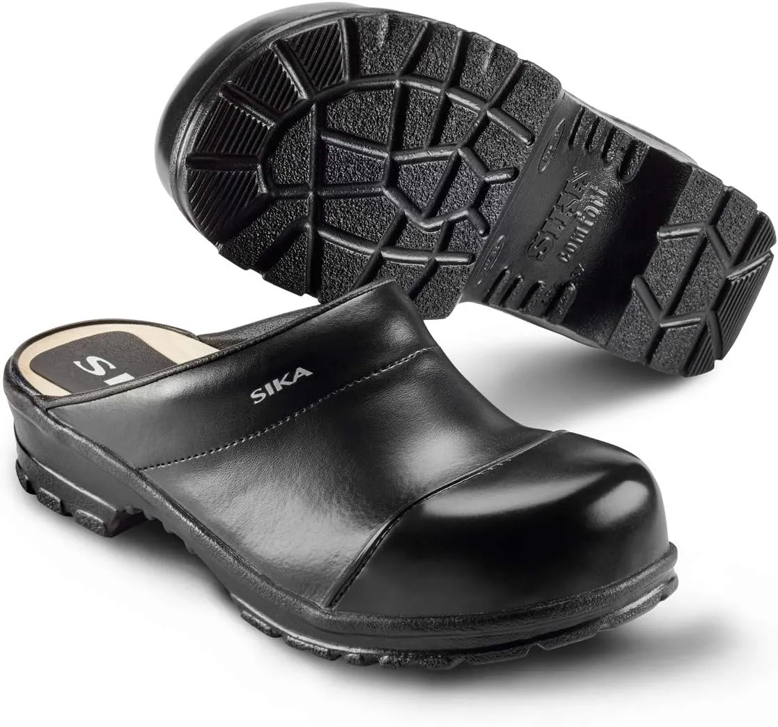 SIKA 54 Comfort Robust Clog - Wide fit and Wooden Footbed - Ideal for Agriculture, Forestry and Fishing, Light and Heavy Industry, Construction and Crafts, Transport and Storage