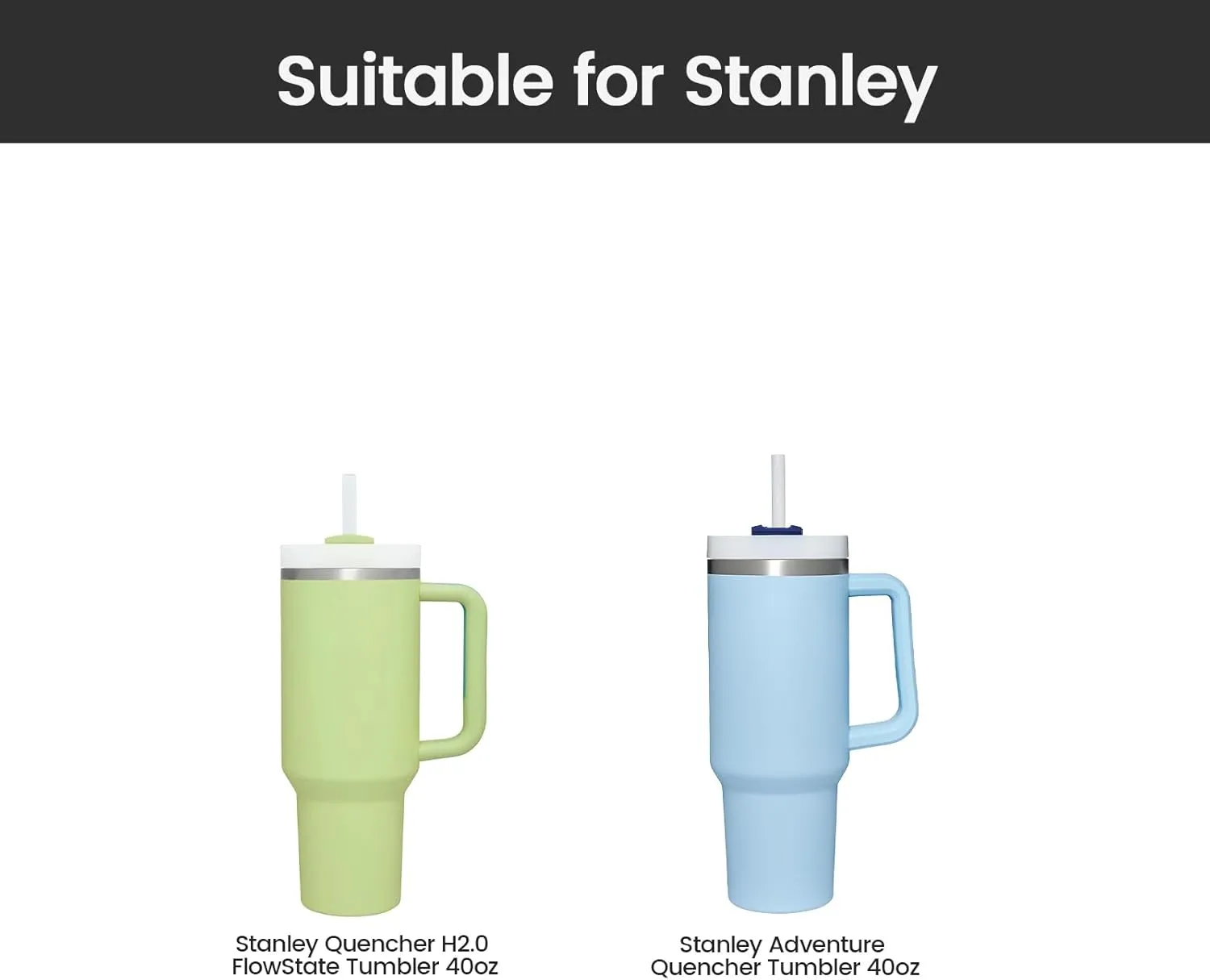 Silicone Boot for Stanley Cup Bottom Protector Sleeve Accessories for 40oz Tumbler (Black)
