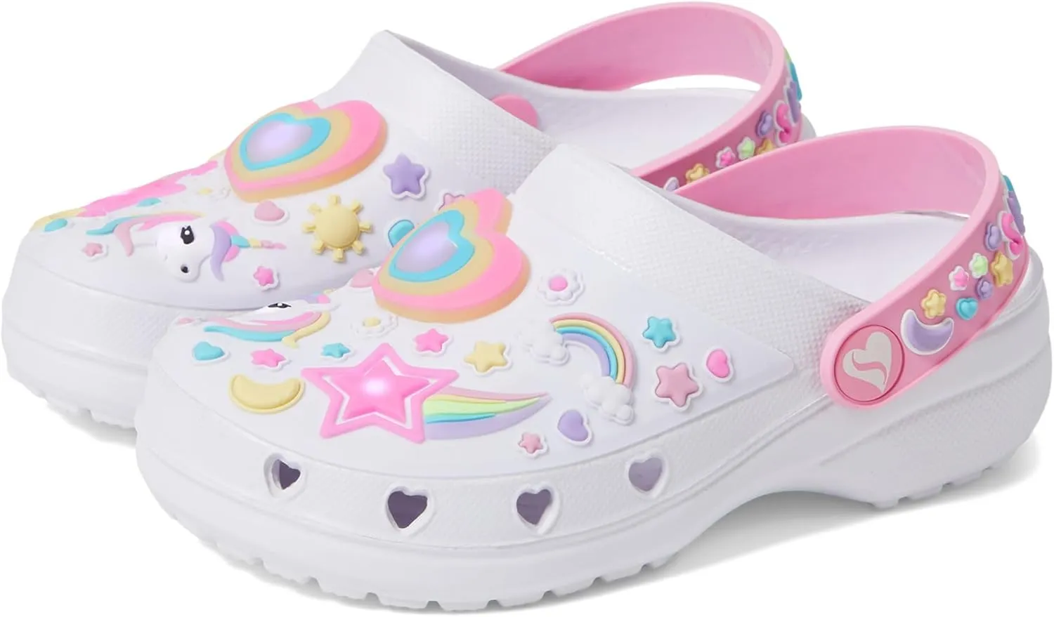 Skechers Girl's Heart Charmer-Girly Land Clog