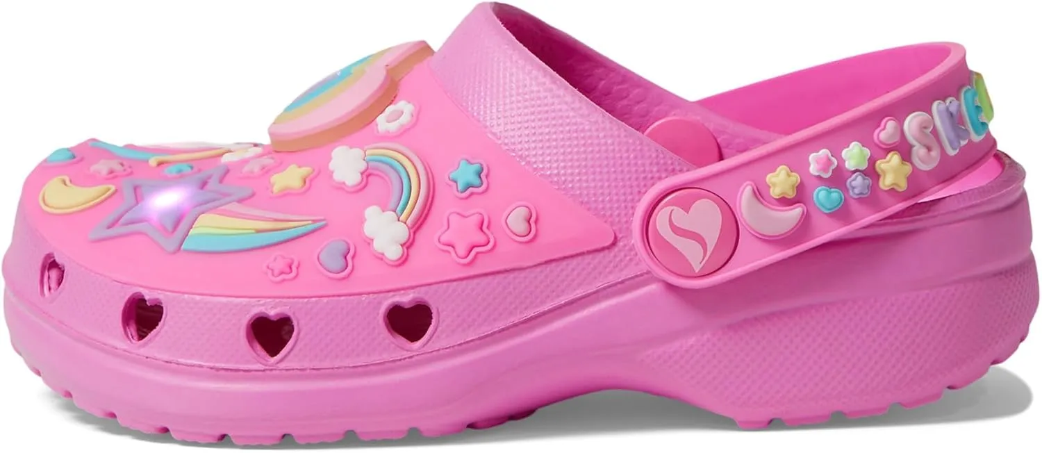 Skechers Girl's Heart Charmer-Girly Land Clog