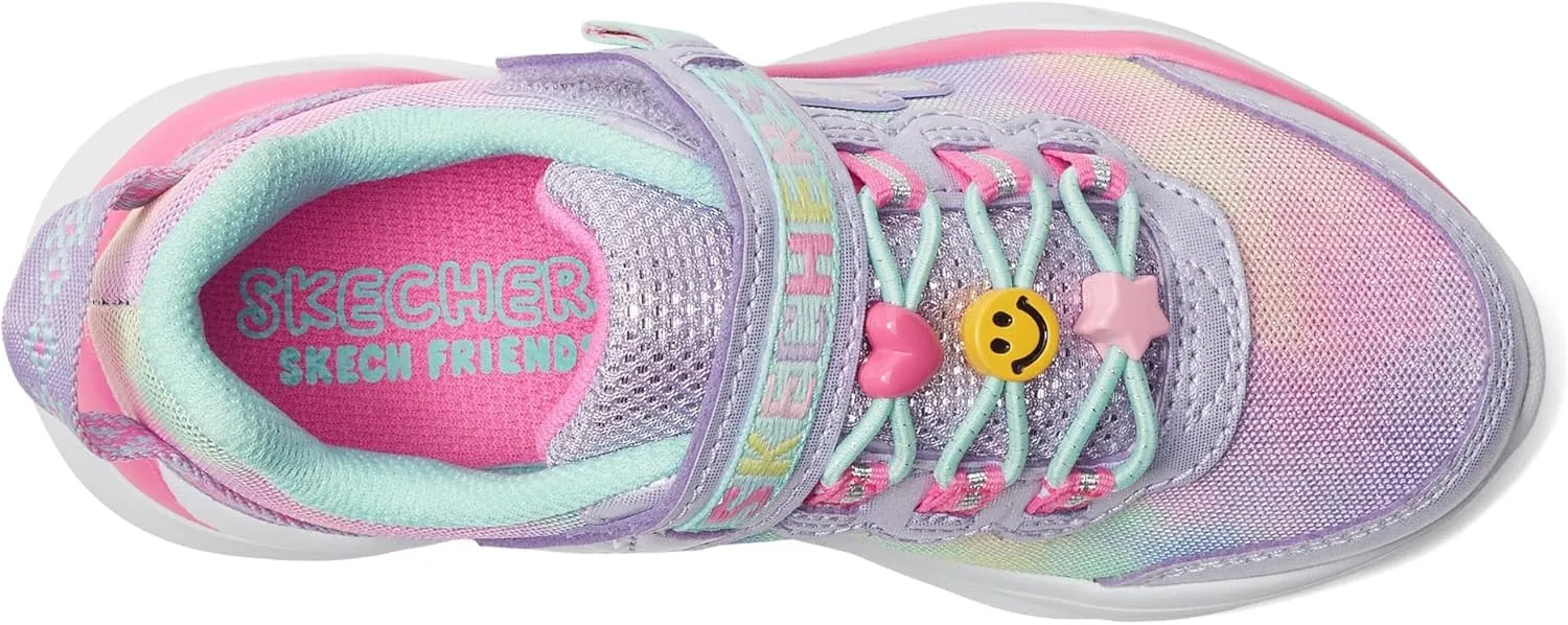 Skechers Unisex-Child Power Jams-Skech Friends Sneaker