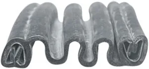 Slider to Shell Accordion Boot Seal - 20 ft | Spring Clips are Facing The Opposite Direction