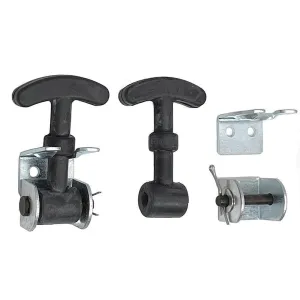 Small Rubber Bonnet/Boot Hook Kit 64mm Pair