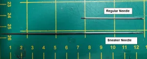 SneakerKit Toe Needle (the easy way to sew in the Toe Area of the SneakerKit