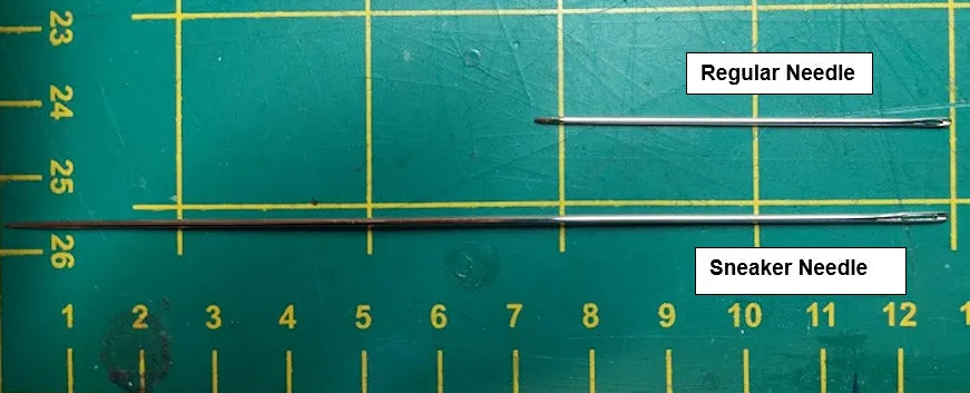 SneakerKit Toe Needle (the easy way to sew in the Toe Area of the SneakerKit