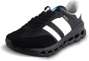 Sneakers for Women Men Non-Slip Work Shoes Casual Lace-Up Tennis Shoes Womens Fashion Sneakers - Lightweight Arch Support All-Day Comfort Sneakers