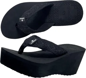 SOBEYO Women's Wedge Platform Sandals EVA Soft Light-Weight Sole Flip Flop Thong