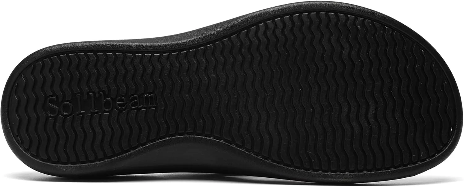 SOLLBEAM Womens Original Orthotic Comfort Thong Style Flip Flops Sandals With Arch Support Heel Cup