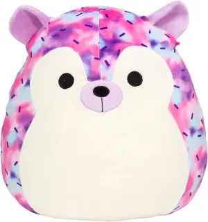 Squishmallows 12-Inch Yasmin The Tie Dye Hedgehog Plush - Add Yasmin to Your Squad, Ultrasoft Stuffed Animal Plush Toy, Official Kellytoy Plush