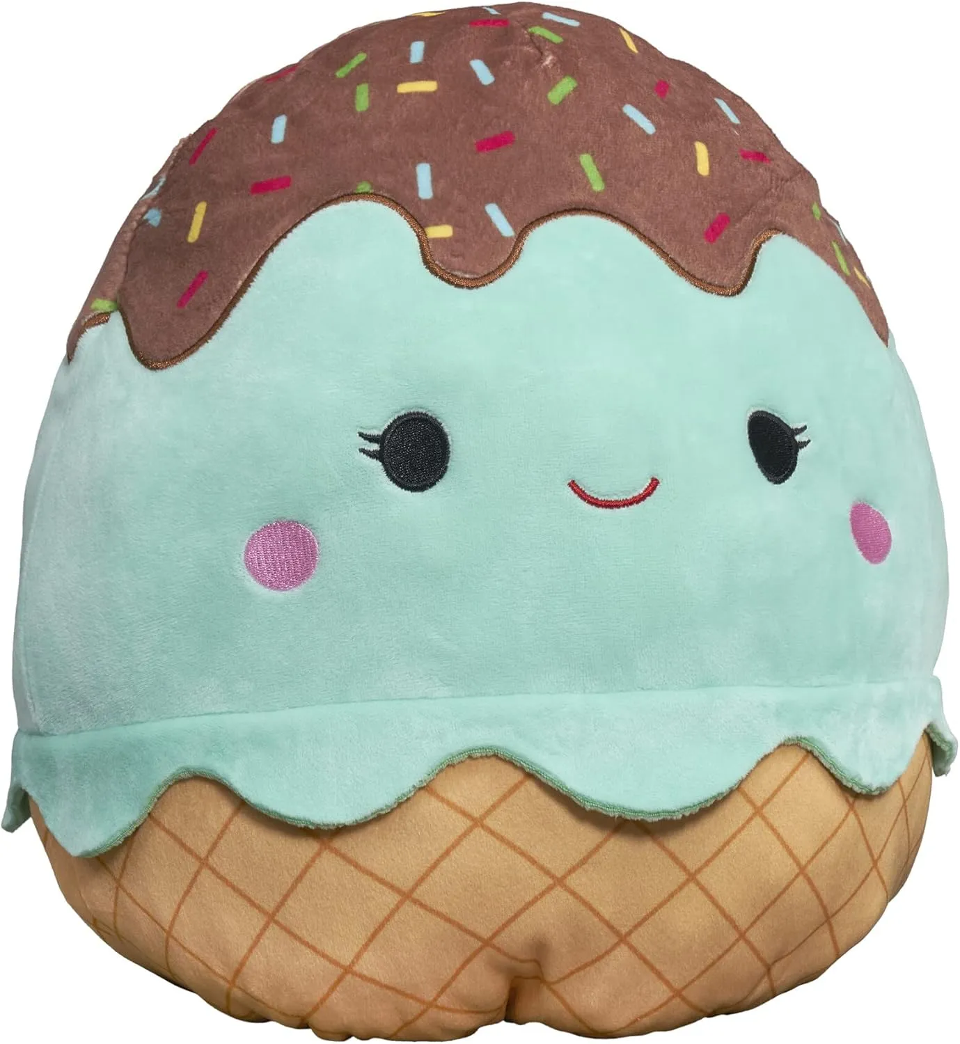 Squishmallows Flip-A-Mallows 12-Inch Mint Ice Cream and Toasted Cinnamon Roll Plush - Add Maya and Chanel to Your Squad, Ultrasoft Stuffed Animal Medium-Sized Official Kelly Toy Plush