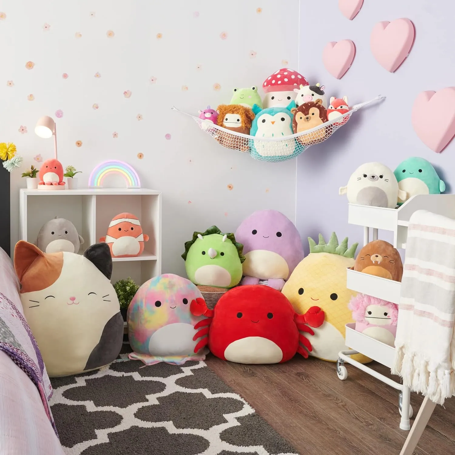 Squishmallows Flip-A-Mallows 12-Inch Mint Ice Cream and Toasted Cinnamon Roll Plush - Add Maya and Chanel to Your Squad, Ultrasoft Stuffed Animal Medium-Sized Official Kelly Toy Plush