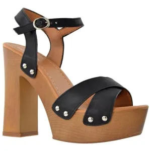 Studded Platform High Heel Sandal