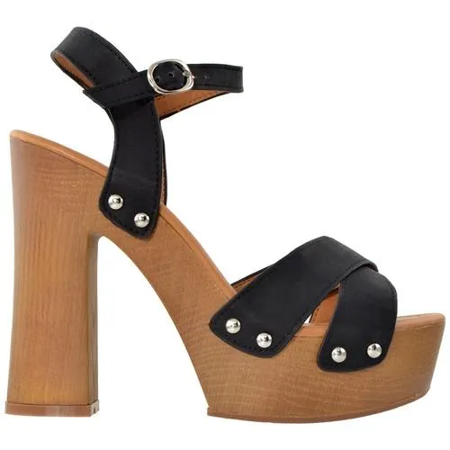 Studded Platform High Heel Sandal