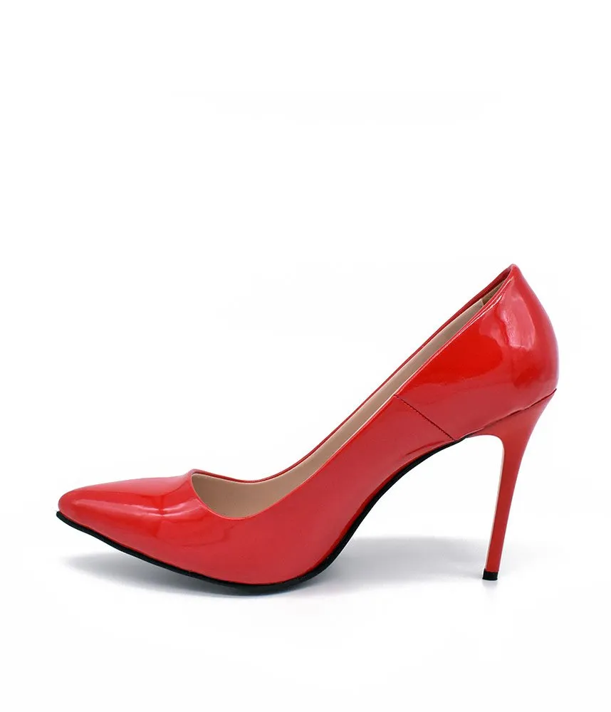 Stunning Red Patent Stiletto Heels