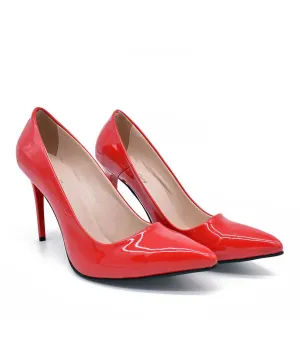 Stunning Red Patent Stiletto Heels