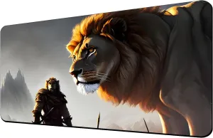 TCG Playmat, AI Paintings Game Mat, Mousepad Compatible for DTCG CCG RPG Card Game Playmats Board Game TCG Playmat Table Mats Games Size 24 x 14 inches AI Painting Playmat198