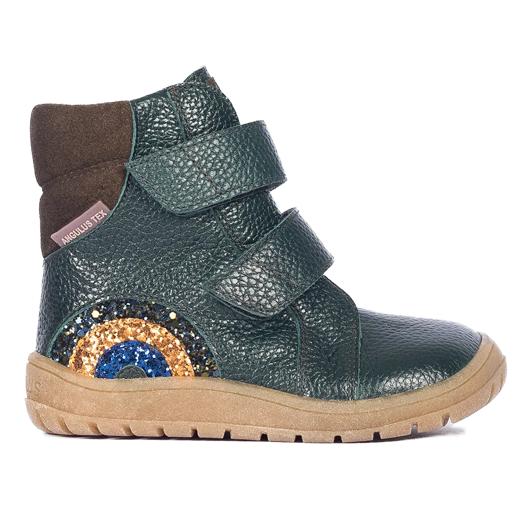 TEX-boot with sparkling glitter rainbow