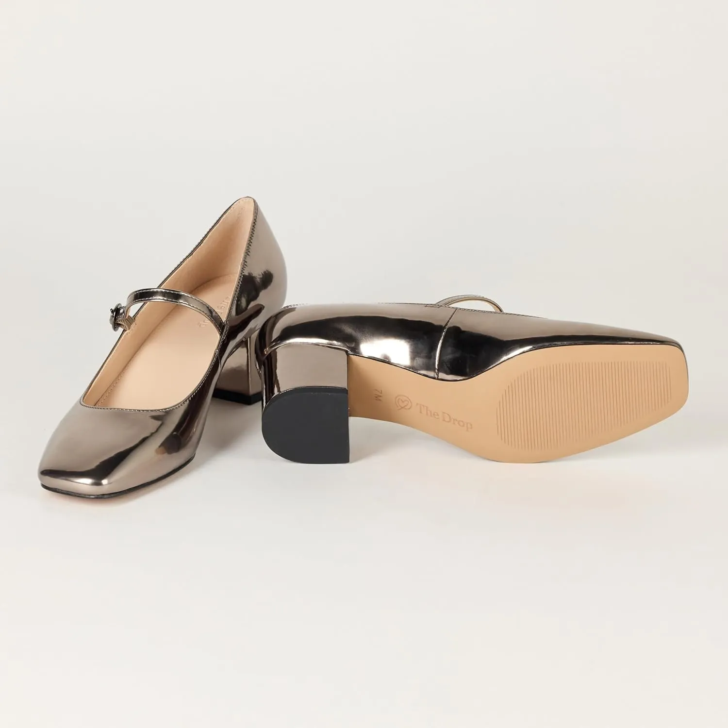 The Drop Women's Aoki Heeled Mary Jane Platform Heels