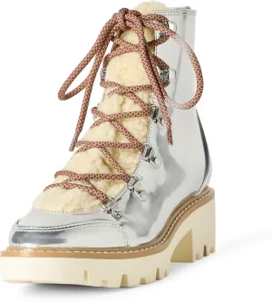 The Drop Women's Caleb Shearling Hiking Boot Hi-Top