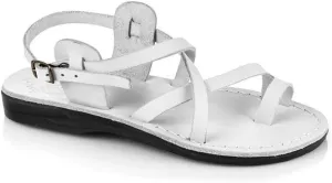 The Good Shepherd Buckle - Leather Toe Loop Sandal - Women Sandals