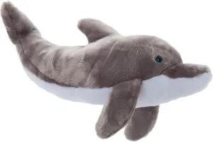 The Petting Zoo Playful Bottlenose Dolphin Stuffed Animal Plushie, Gifts for Kids, Wild Onez Sealife Animals, Dolphin Plush Toy 21 inches
