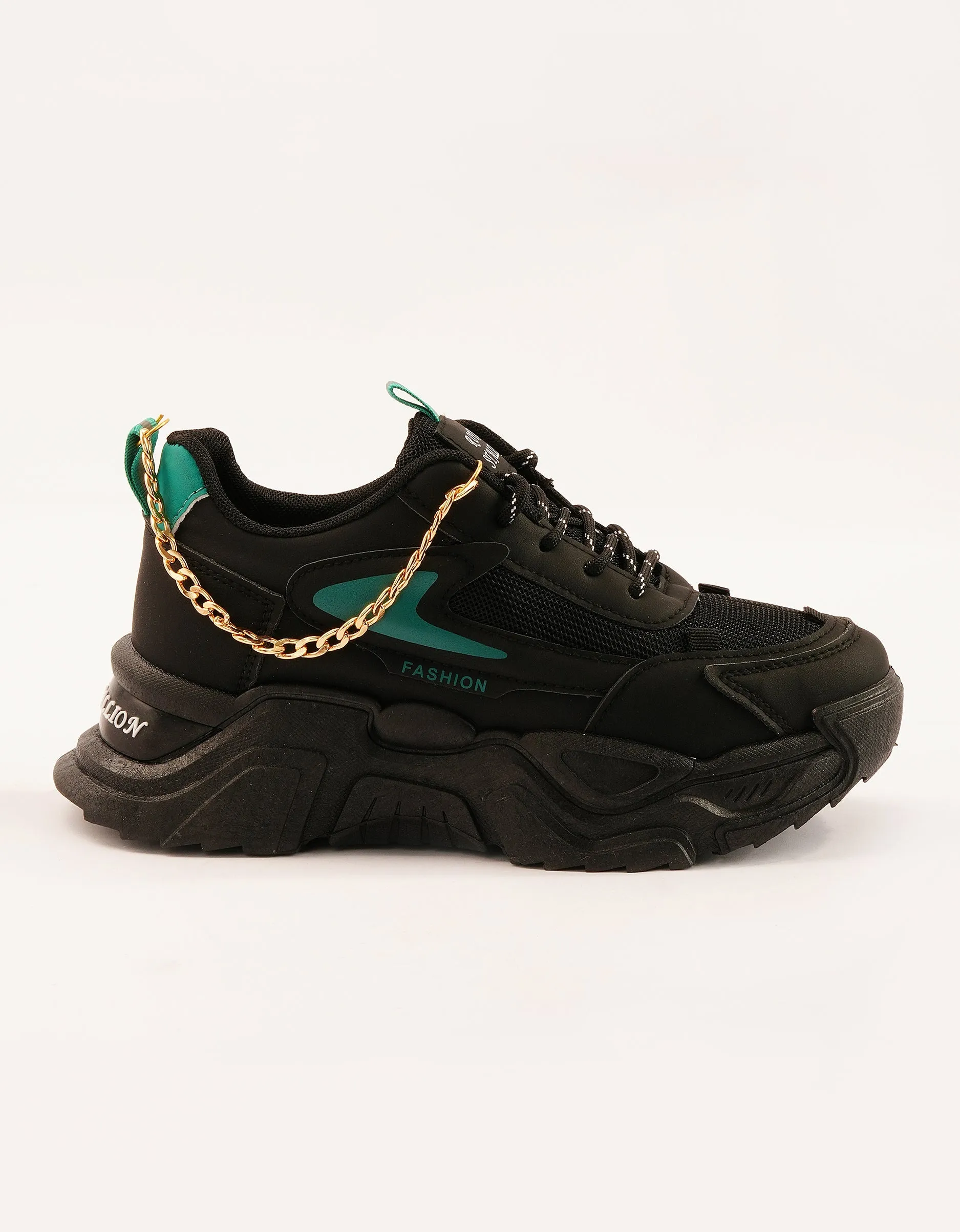 Tiffany Chain Chunky Sneakers