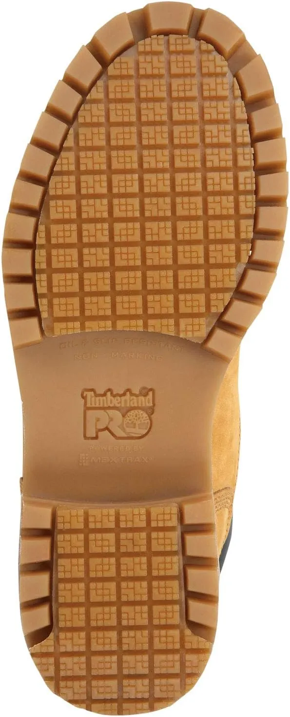 Timberland PRO 8IN Men's, Steel Toe, EH, MaxTrax Slip Resistant, WP Boot